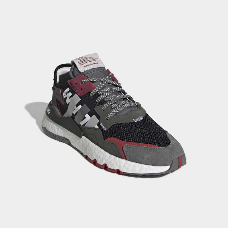 Adidas x white mountaineering nite jogger 2025 (schwarz  grau)